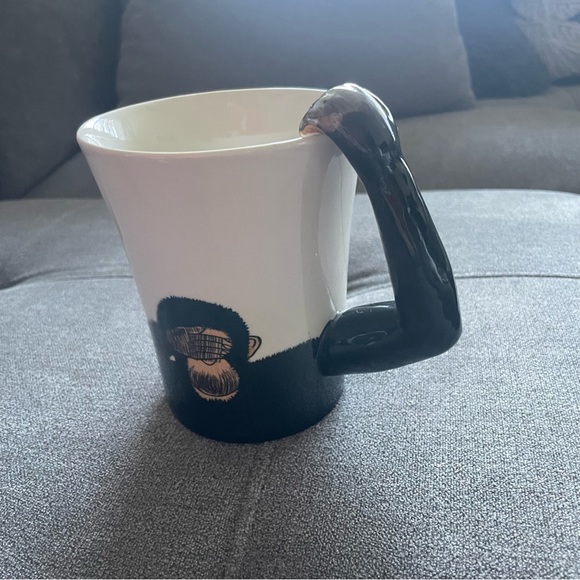 Ceramic monkey mug - Picture 2 of 4